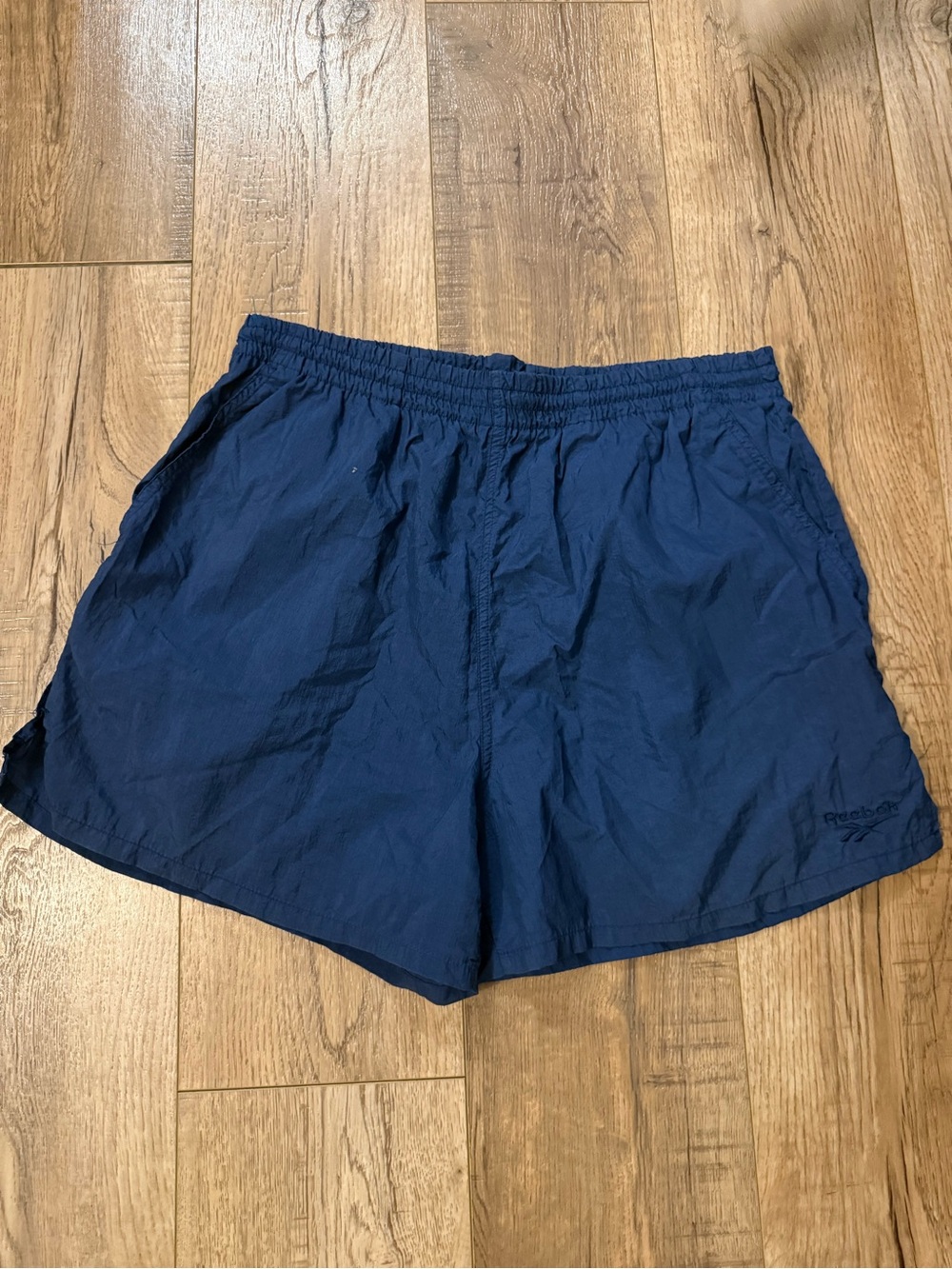 Vintage Reebok Men’s Dark Blue Athletic Shorts